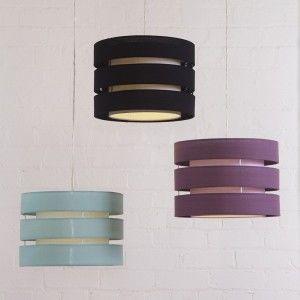 Drum easy fit lamp shades - colours