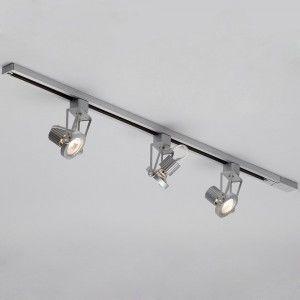 3 light track light aluminium