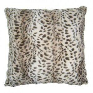 leopard print faux fur bedroom cushio gift idea