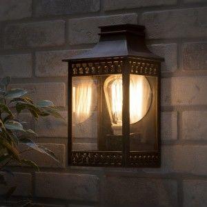 Decorative light bulb exposed filament outdoor light