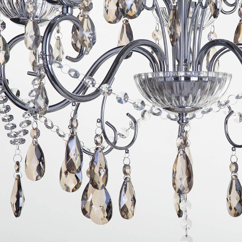 adding romance with lighting - Vara Champagne Coloured Crystals