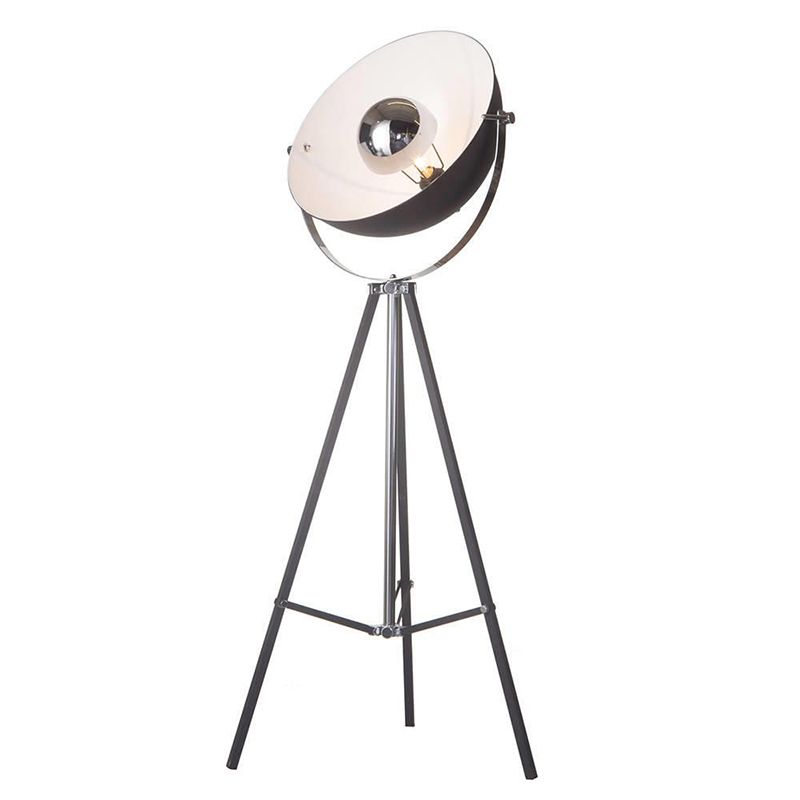 Tripod Parabolic Adjustable Floor Lamp – Black.