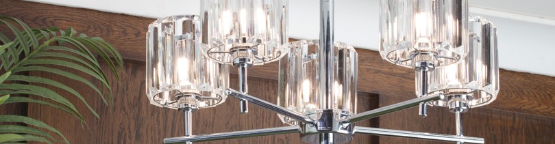 Chrome Semi Flush Lights