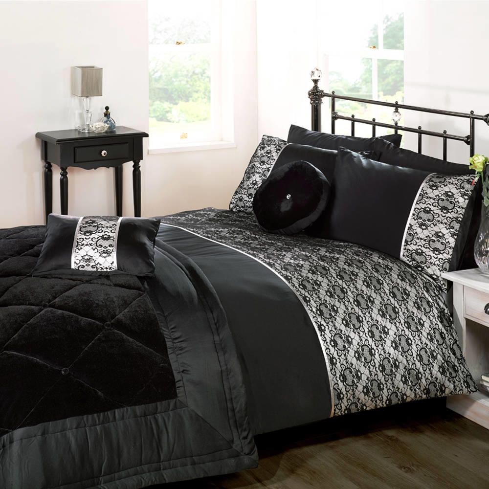 Single Throw In Black Lace Bed Throw Blanket Bedding Clearance