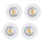 4 Pack of Diecast IP20 Rated Fixed Downlight - White