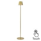 Elowen Rechargeable LED Floor Lamp - Gold