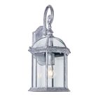 Fitz Large Outdoor Lantern Wall Light - Brushed Silver