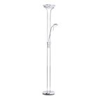 Mother and Child 2 Light Floor Lamp with Bulbs - Polished Chrome