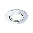 Adjustable LED Fire Rated IP65 Recessed Downlight - Chrome