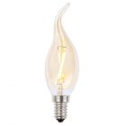 Vintage Filament 2 Watt LED E14 Small Edison Screw Light Bulb - Gold Tint