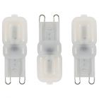 3 Pack of 2 Watt LED G9 Non-Dimmable Capsule Light bulbs - Warm White