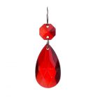 Small Almond Crystal - Red