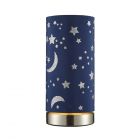 Glow Moon And Stars Table Lamp - Blue