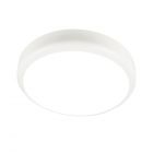 Laure Ceiling or Wall LED Flush Bulkhead with Emergency Function - White