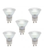 5 Pack of 5 Watt GU10 LED Dimmable Light Bulb - Natural White