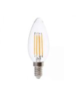 6 Watt LED E14 Small Edison Screw 2700K Vintage Filament Light Bulb - Warm White