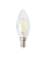 4 Watt E14 LED Vintage Filament Candle Light Bulb - Natural White