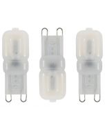 3 Pack of 2.5 Watt LED G9 Non-Dimmable Capsule Light Bulb - Natural White