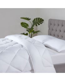 10.5 Tog Dreamy Nights Eco-Friendly Recycled Single Duvet, White