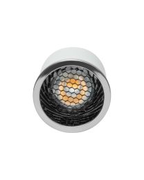 5 Watt LED GU10 Anti Glare Warm White Dimmable Light Bulb - Chrome