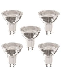 5 Pack of 4.5 Watt GU10 LED Light Bulb - Cool White