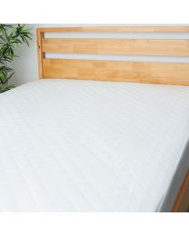 Anti-Bac and Anti-Allergy Mattress Protector Single, White