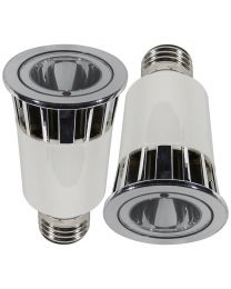 2 Pack of 5 Watt LED E27 Edison Screw Spotlight Light Bulb - White