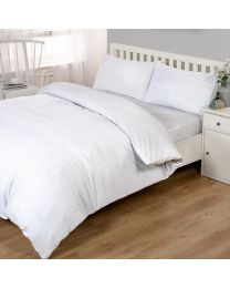 Hotel Collection Bamboo Super King Duvet Cover, White