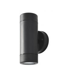 Hahn Outdoor Polycarbonate LED Single Up & Down Wall Light - Black