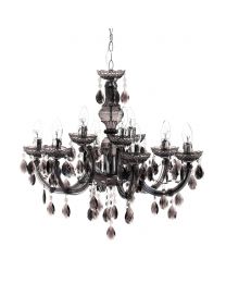Marie Therese 9 Light Chandelier - Smoke