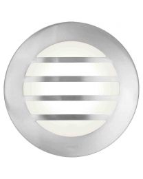 Stanley Tahoe Outdoor Circular Wall or Ceiling Light with Slats - Steel