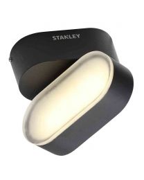 Stanley Medway Outdoor LED Swivel Wall Light - Black