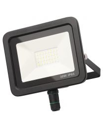 Otley Outdoor LED 30 Watt Slimline Flood Light - Black