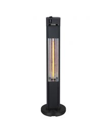 Pedestal 1600W Floor Standing Patio Radiant Heater - Black
