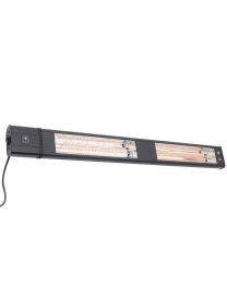 Rectangle 147.8cm 3000W Patio Radiant Ceiling or Wall Mounted Heater - Black