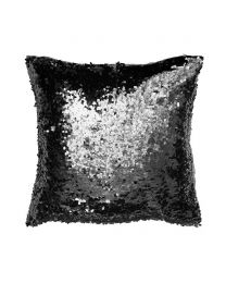 Glitz Black Sequin Cushion
