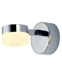 Calore 1 Light LED Bathroom Wall Light - Chrome