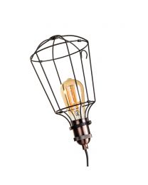 Drax Caged Table Lamp - Bronze