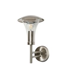 Emlo Outdoor Fluted Wall Light - Stainless Steel