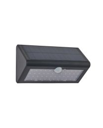 Feran Outdoor Solar LED Up or Down Wall Light with PIR - Anthracite