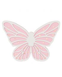 Glow Butterfly Table Lamp - Pink
