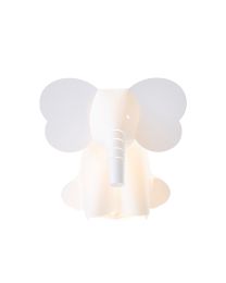 Glow Elephant Origami Style Table Lamp - White
