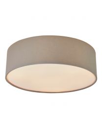 Glow Grey Flush Ceiling Light - Grey