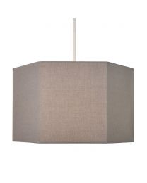 Glow Hexagon Easy to Fit Shade - Grey