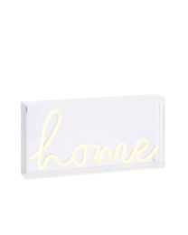 Glow LED Home Acrylic Neon Style Light Box - White