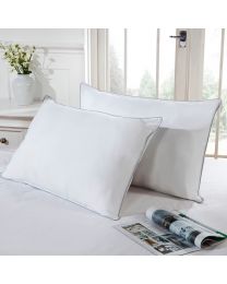stacked Hotel Collection 5 Star Feels Like Down Pillows, Pair