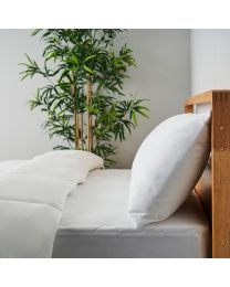Hotel Collection Cotton Pillow Protector, White