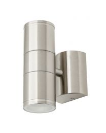 Irela 2 Light Up and Down Outdoor Wall Light - Stainless Steel