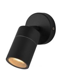 Kenn 1 Light Adjustable Outdoor Wall Light - Black