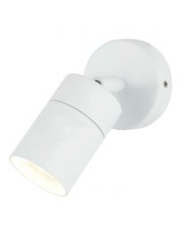 Kenn 1 Light Adjustable Outdoor Wall Light - White